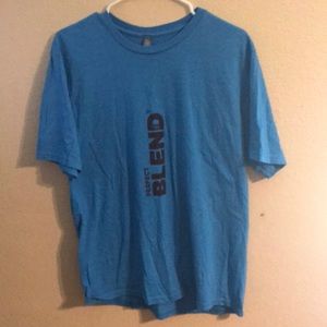 Perfect blend T-shirt. Blue.